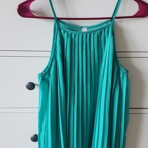 Pleated chiffon mini Dress